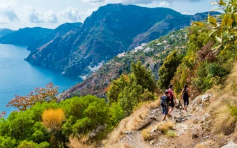 The most scenic route on the coast – the Path of the Gods, Hiking trail, Amalfi Coast, Italy