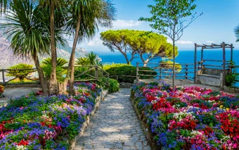 Gardens of Villa Rufolo, Ravello, Amalfi Coast, Italy