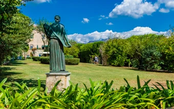 Monument at Villa Cimbrone, Ravello, Amalfi Coast, Italy