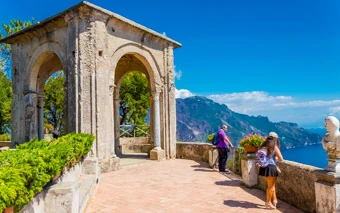Terrace of Infinity at Villa Cimbrone, Ravello, Amalfi Coast, Italy