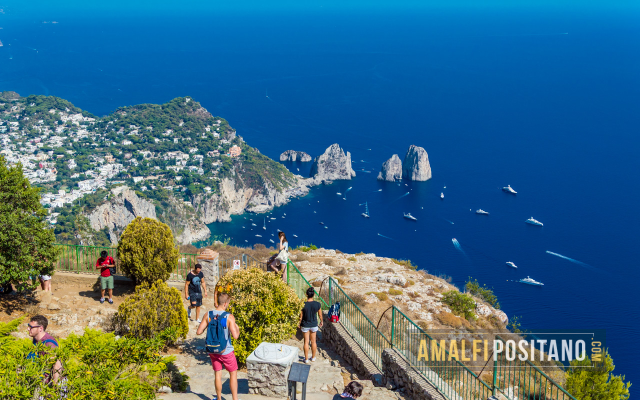 Capri Island - Panoramic view from Monte Solaro